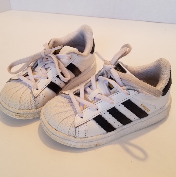 Baby Adidas Superstar Sneakers Black White Baby Adidas Superstar Sneakers Black White